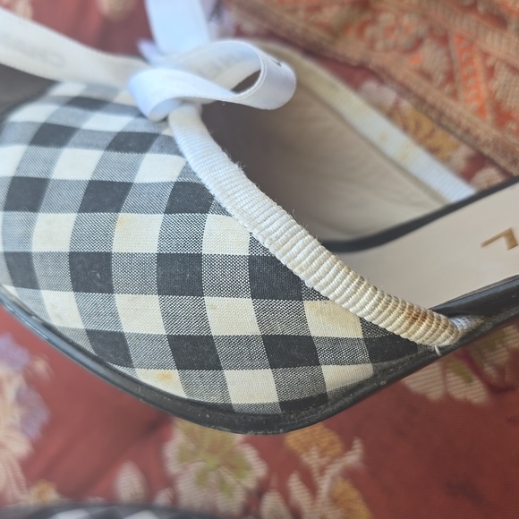 Chanel Gingham Black & White Mules - Picture 11 of 11